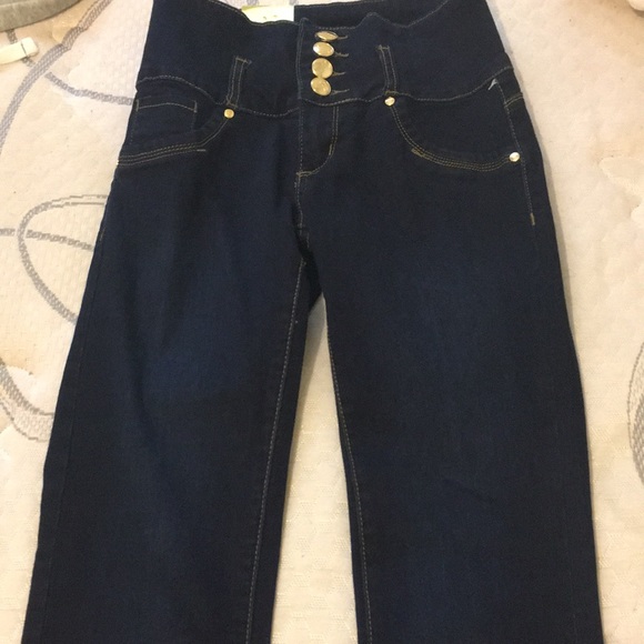 Waisted Dark Blue Jeans | Poshmark